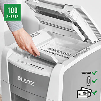 Destruidora Particulas 2x15mm Leitz IQ Auto Small P5 100Fls