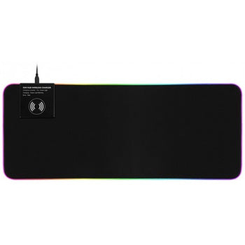 Tapete para Rato e Teclado Gaming com Carregador Wireless