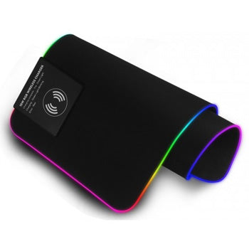 Tapete para Rato e Teclado Gaming com Carregador Wireless