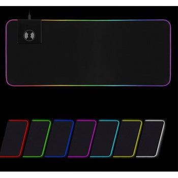 Tapete para Rato e Teclado Gaming com Carregador Wireless