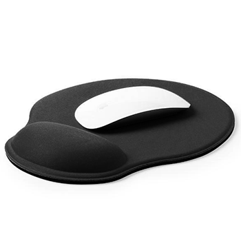Tapete Rato c/ Apoio Pulso Preto