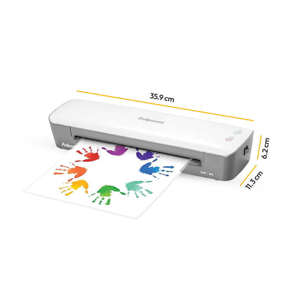 Plastificadora A4 125mic Quente ION Fellowes