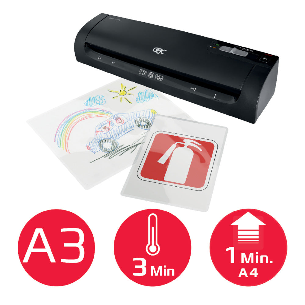 Plastificadora A3 125mic Quente Fusion 1100L GBC