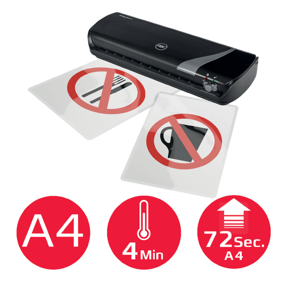Pack Plastificadora Inspire+ A4 + Cisalha A4 Preto