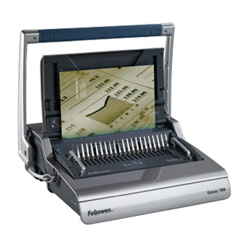 Encadernadora Espiral Plástico Manual 500Folhas Galaxy 500