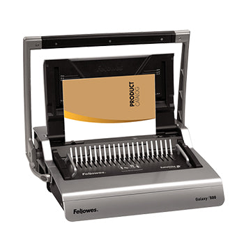 Encadernadora Espiral Plástico Manual 500Folhas Galaxy 500