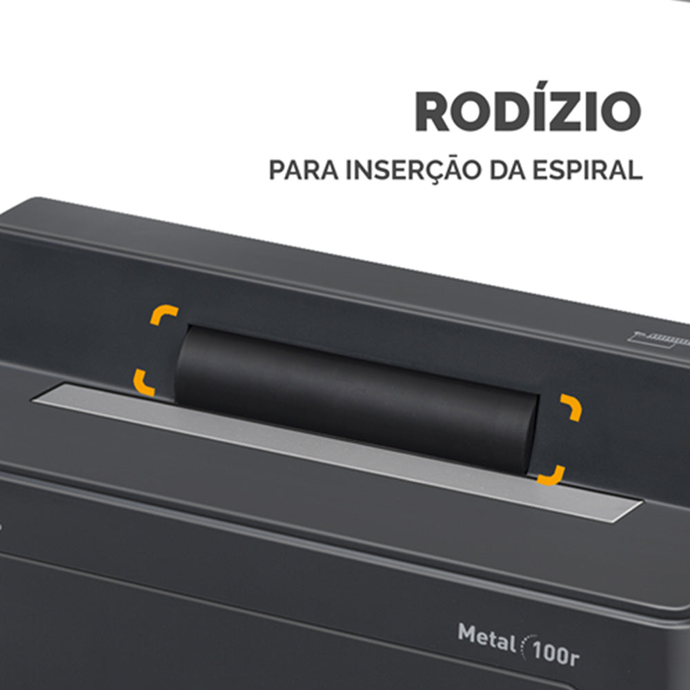 Encadernadora Espiral Metálica Manual 450Folhas Passo:5:1