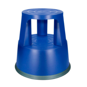 Tamborete/Escadote Plástico 2 Niveis 45cm Altura Azul