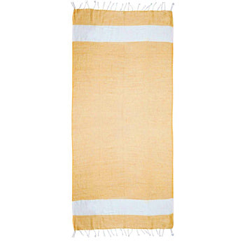 Toalha de Praia Pareo 180x90cm Amarelo Torrado
