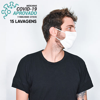 Máscara Reutilizável 15 Lavagens DANIELLE A Branco 1un