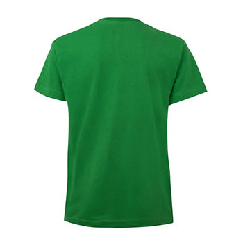 T-Shirt Criança Algodão 155g Verde Kelly Tamanho 7/8 Pack2
