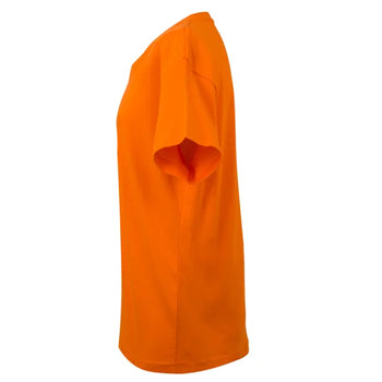 T-Shirt Criança Algodão 155g Laranja Tamanho 7/8
