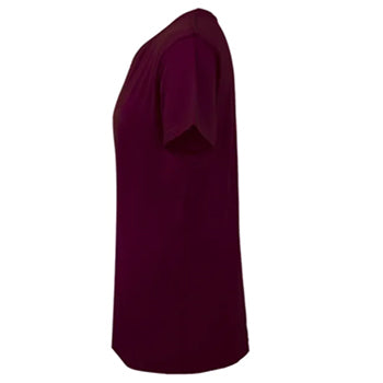 T-Shirt Criança Algodão 155g Bordeaux Tamanho 1/2