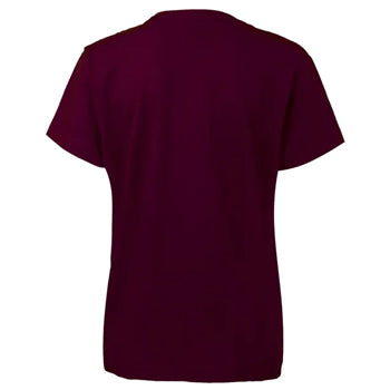 T-Shirt Criança Algodão 155g Bordeaux Tamanho 7/8