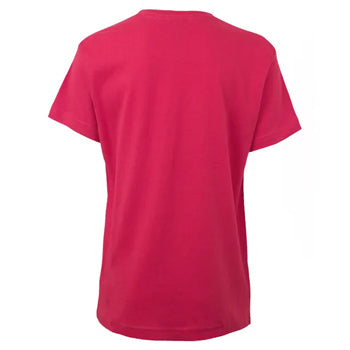 T-Shirt Criança Algodão 155g Rosa Forte Tamanho 12/14