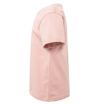 T-Shirt Criança Algodão 155g Rosa Pastel Tamanho 7/8