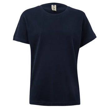 T-Shirt Criança Algodão 155g Azul Navy Tamanho 12/14