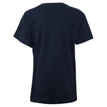 T-Shirt Criança Algodão 155g Azul Navy Tamanho 12/14