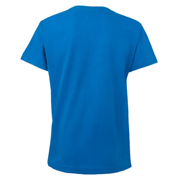 T-Shirt Criança Algodão 155g Azul Turquesa Tamanho 1/2
