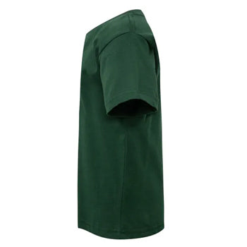 T-Shirt Criança Algodão 155g Verde Garrafa Tamanho 7/8