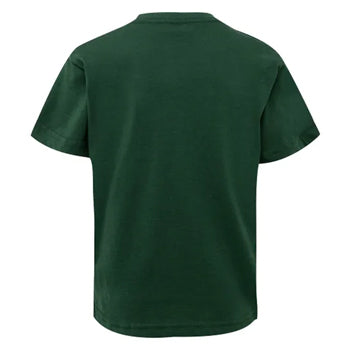 T-Shirt Criança Algodão 155g Verde Garrafa Tamanho 9/11