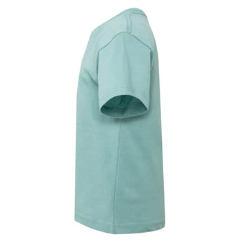 T-Shirt Criança Algodão 155g Verde Pastel Tamanho 12/14