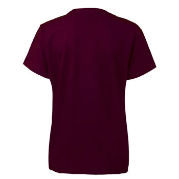 T-Shirt Criança Algodão 155g Bordeaux Tamanho 9/11 Pack 2un