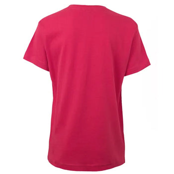 T-Shirt Criança Algodão 155g Rosa Forte Tamanho 1/2 Pack2