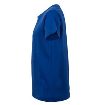 T-Shirt Criança Algodão 155g Azul Índigo Tamanho 7/8 Pack2