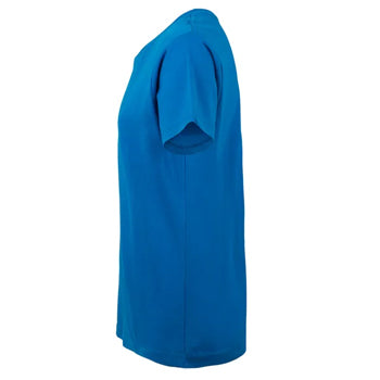 T-Shirt Criança Algodão 155g Azul Turquesa Tam 3/4 Pack2