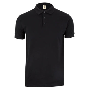 Polo Manga Curta Algodão 210g Preto Tamanho S