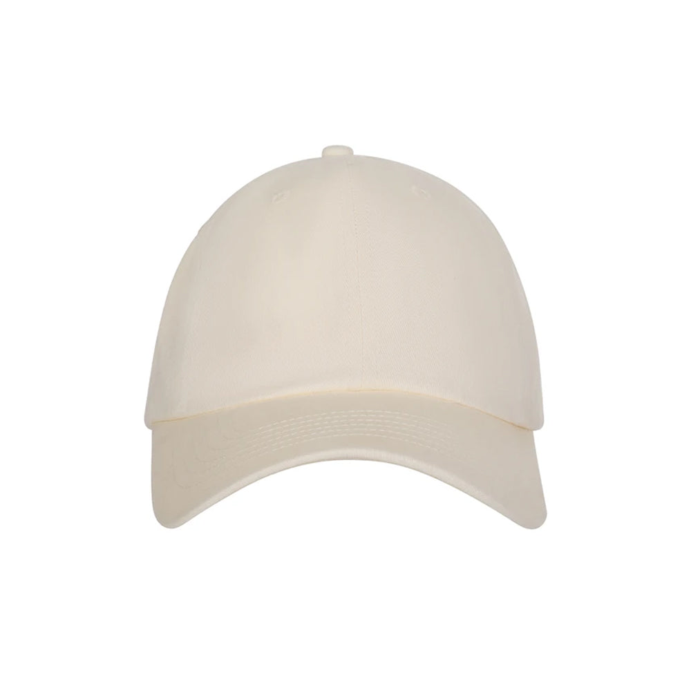 Boné Algodão com Ajuste Metálico Vintage Ivory