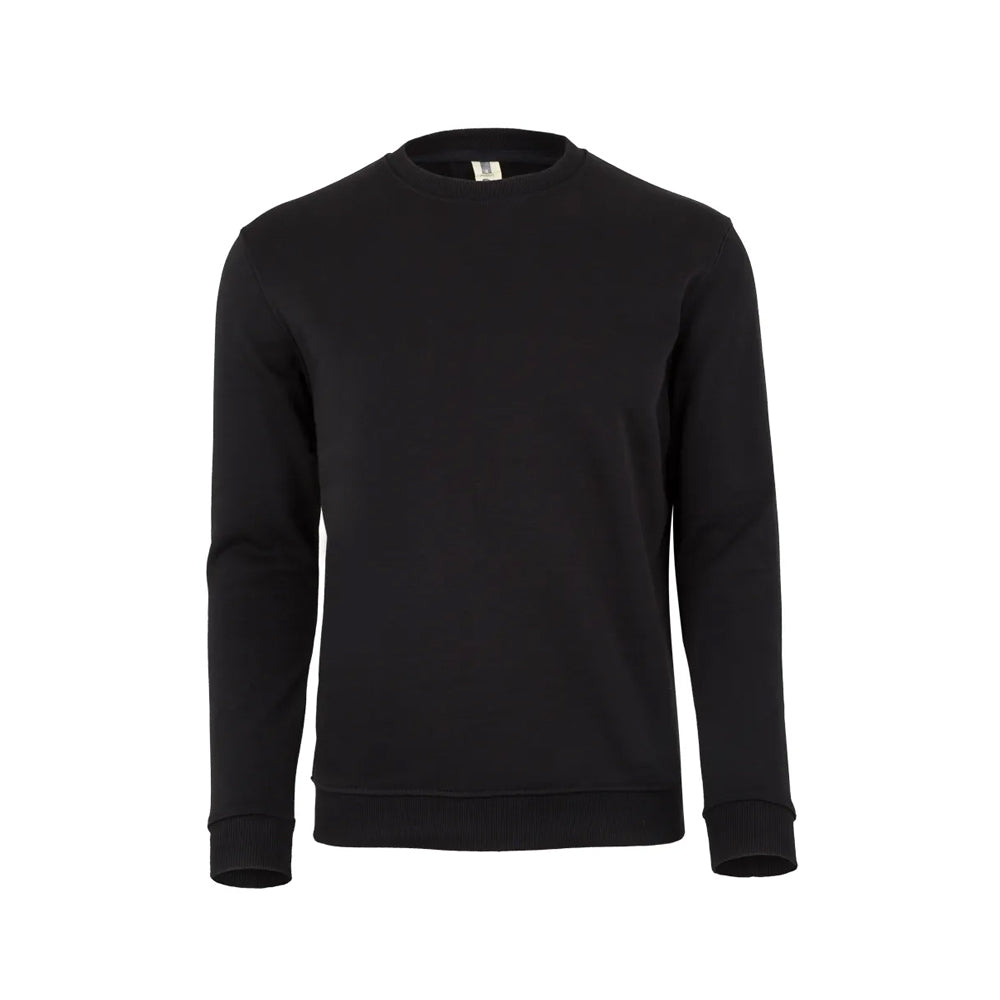 Sweatshirt Decote Redondo Preto Tamanho L
