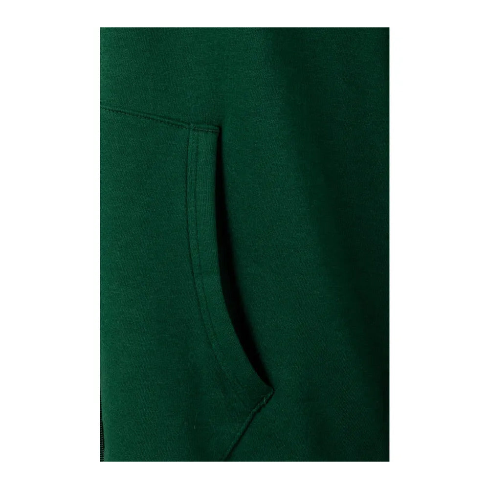 Sweatshirt Casaco Capuz Adulto Verde Escuro Tamanho XL