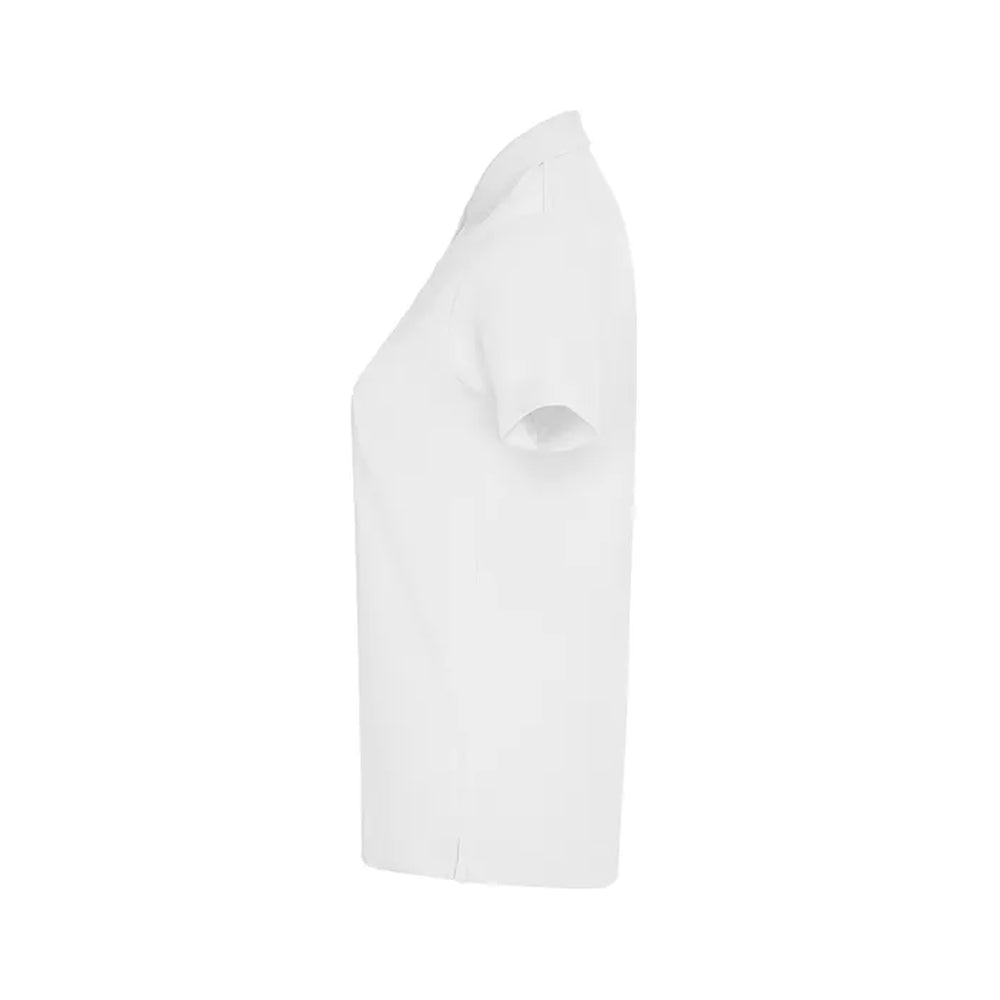 Polo Manga Curta CoolPass Mulher Branco Tamanho S