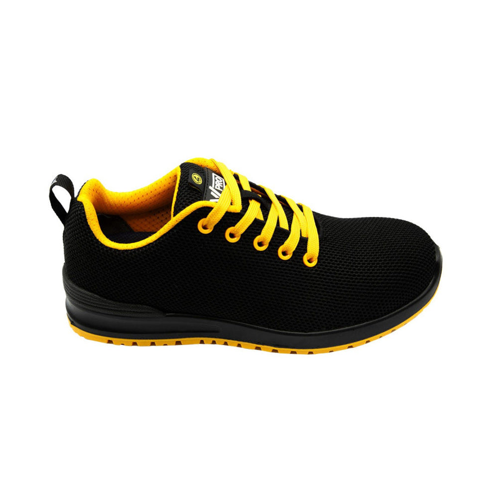 Sapatos Segurança Tamanho 36 Baixo S1P ESD SRC Preto/Amarelo