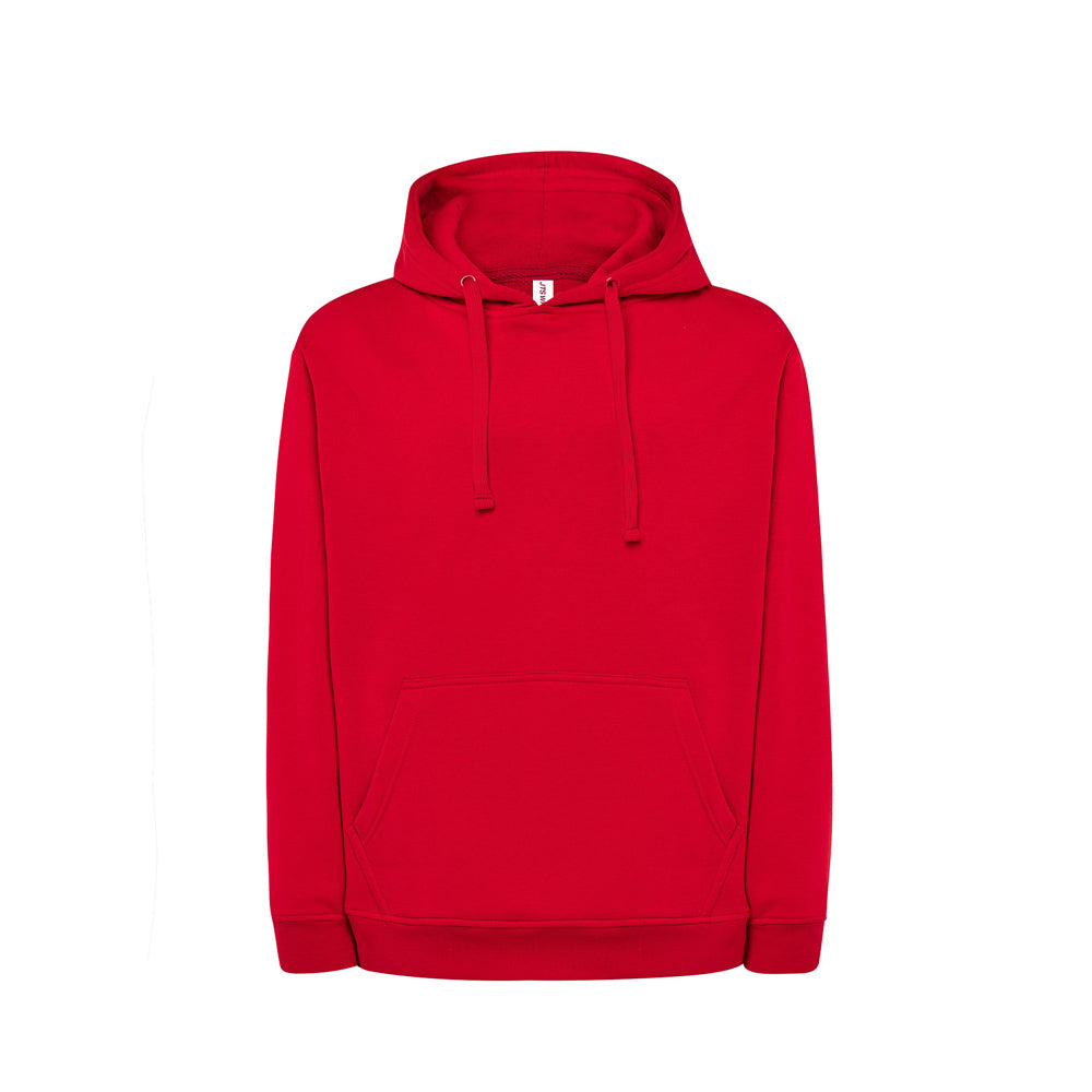 Sweatshirt Algodão 260g Com Capuz Vermelho Tamanho M