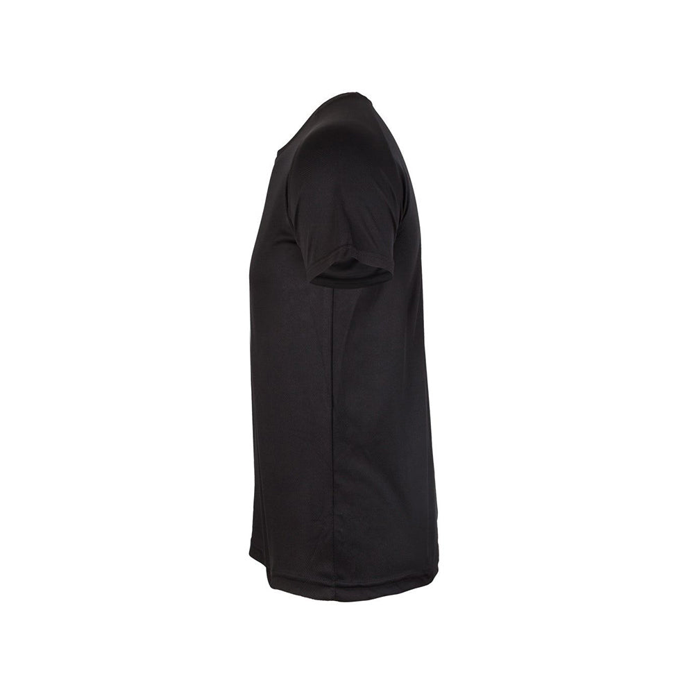T-Shirt Adulto 100% Poliéster Bird Eye 130g Preto Tamanho S