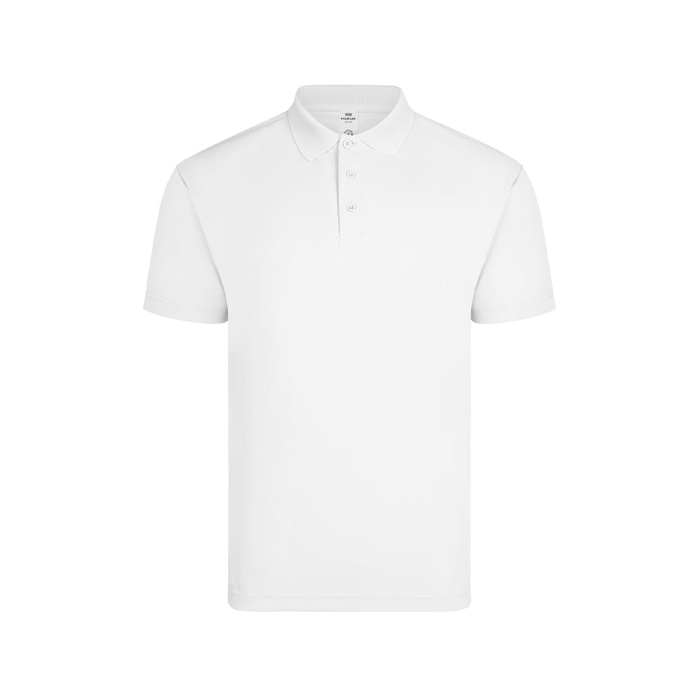 Polo Adulto Manga Curta CoolPass 160g Branco Tamanho M