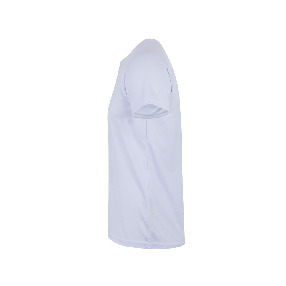 T-Shirt Adulto 100% Poliéster Bird Eye 130g Branco Tamanho L