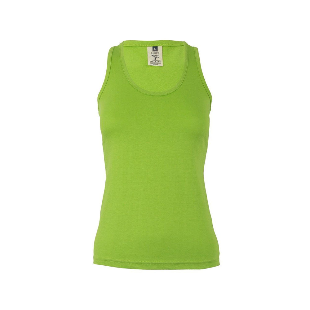 Top Alças Mulher 100% Algodão RingSpun 155g Lima Tam.L