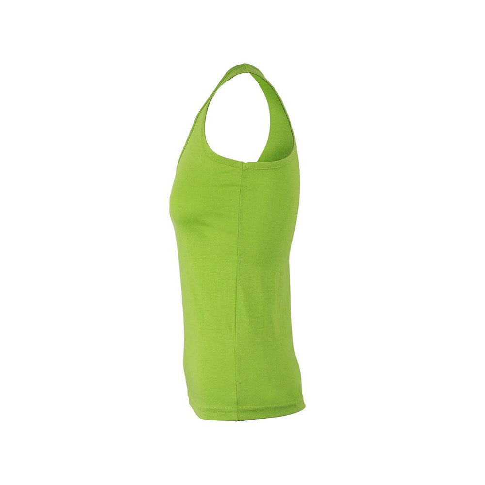 Top Alças Mulher 100% Algodão RingSpun 155g Lima Tam.L