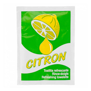 Toalhitas Refrescantes Limão 6x8cm Cx 500un