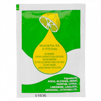 Toalhitas Refrescantes Limão 6x8cm Cx 500un