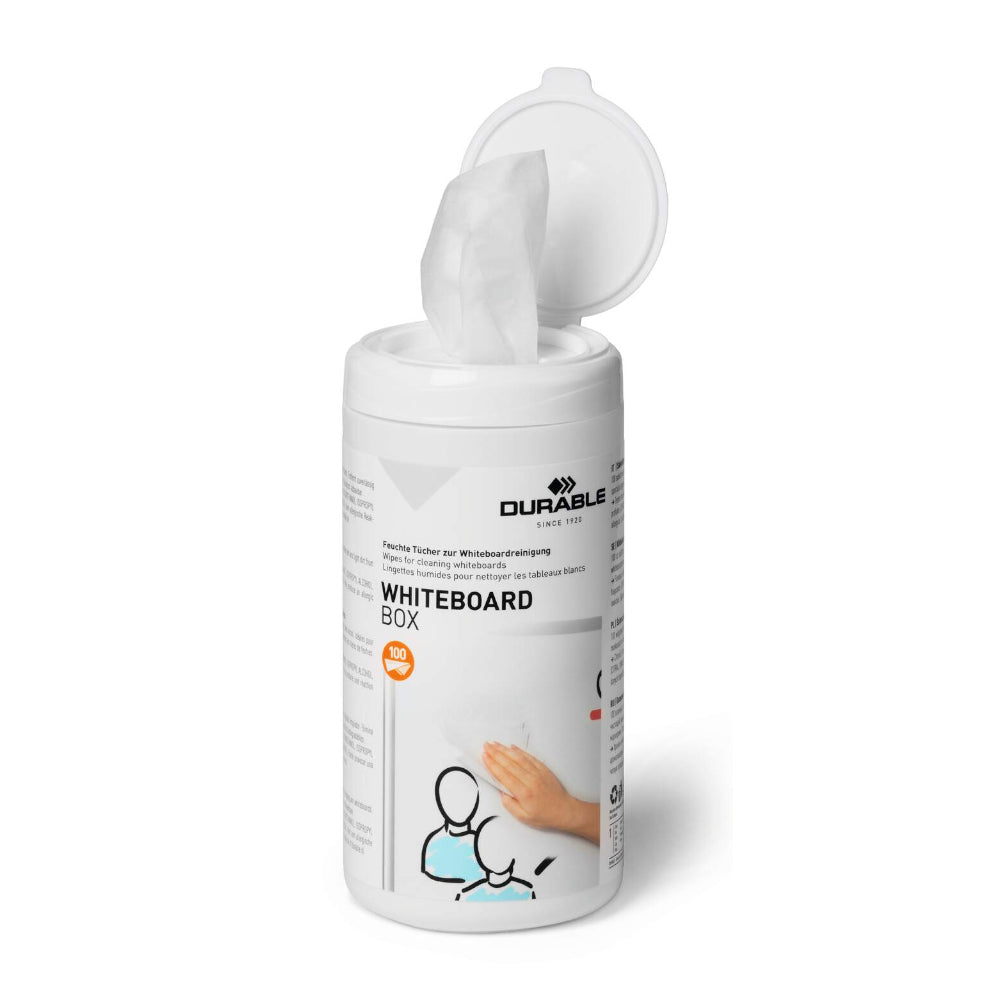 Toalhetes Limpeza Quadro Branco Durable 100un