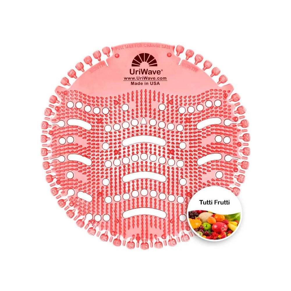 Tapete Desinfetante Urinol Uriwave Tutti Frutti Vermelho