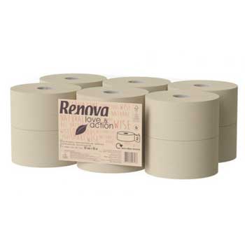 Papel Higiénico (Jumbo) 090mts 2Fls 17g Love&Action 12un