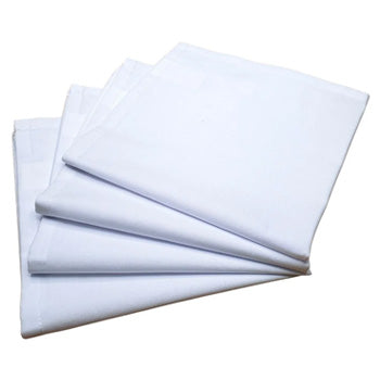 Guardanapos em Tecido 50x50 Branco 1un