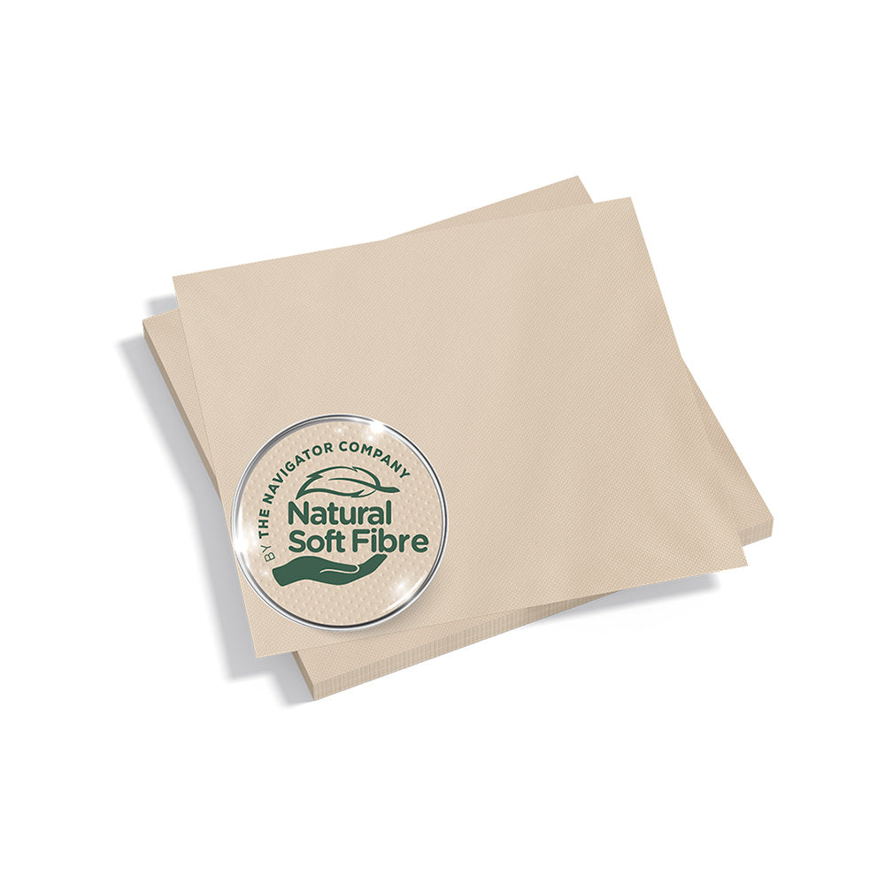 Guardanapos 33x33 2Fls Cru Amoos Naturally Soft 50un
