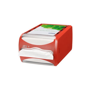 Dispensador p/400 Guardanapos TORK (N4) Vermelho